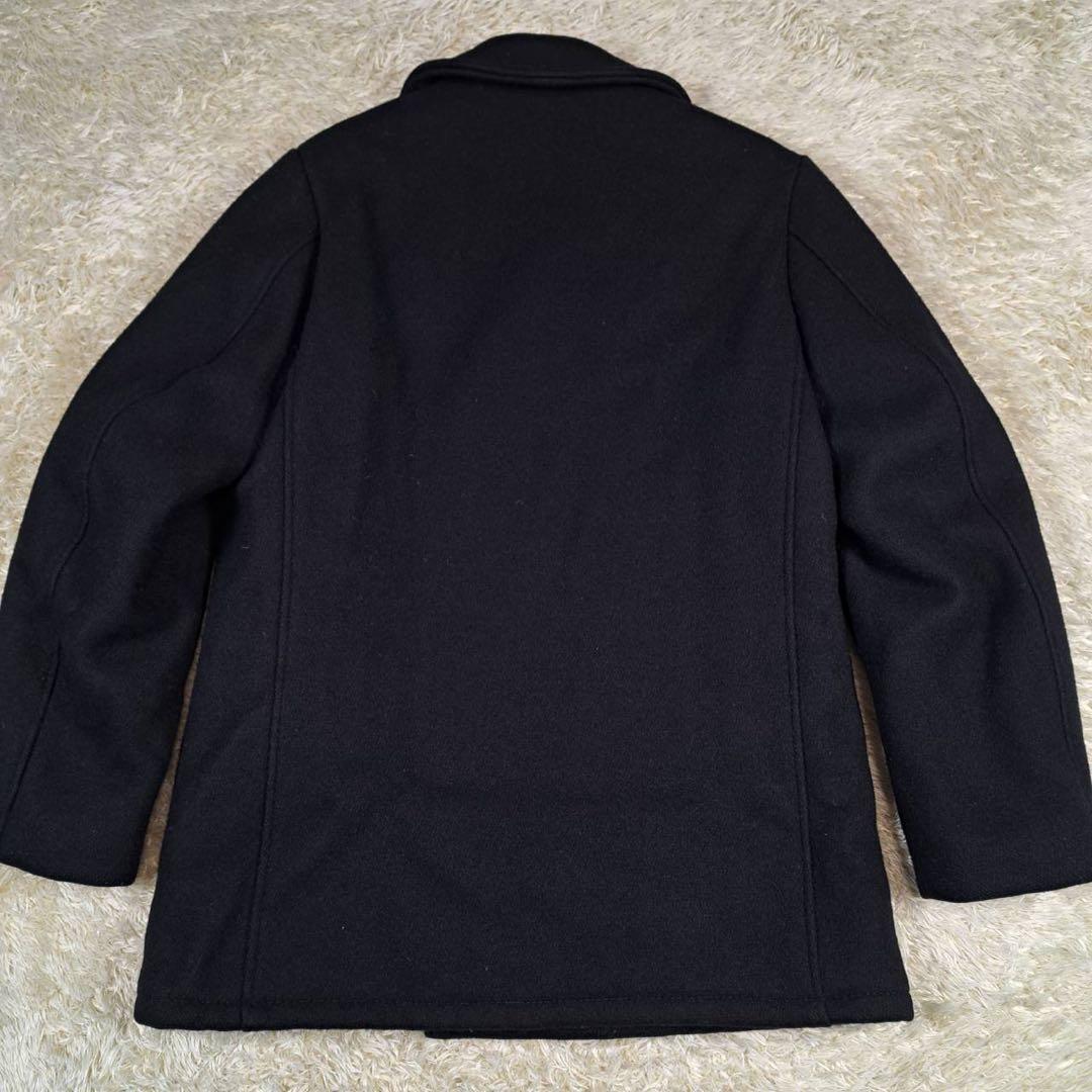 美品　ショット　USA ピーコート　キルティング　黒　サイズ18 ダブル