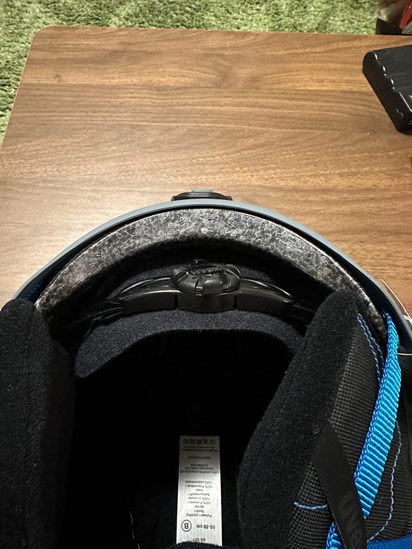 uvex グレー ヘルメット 55-59cm新品未使用品タグ付き袋付き