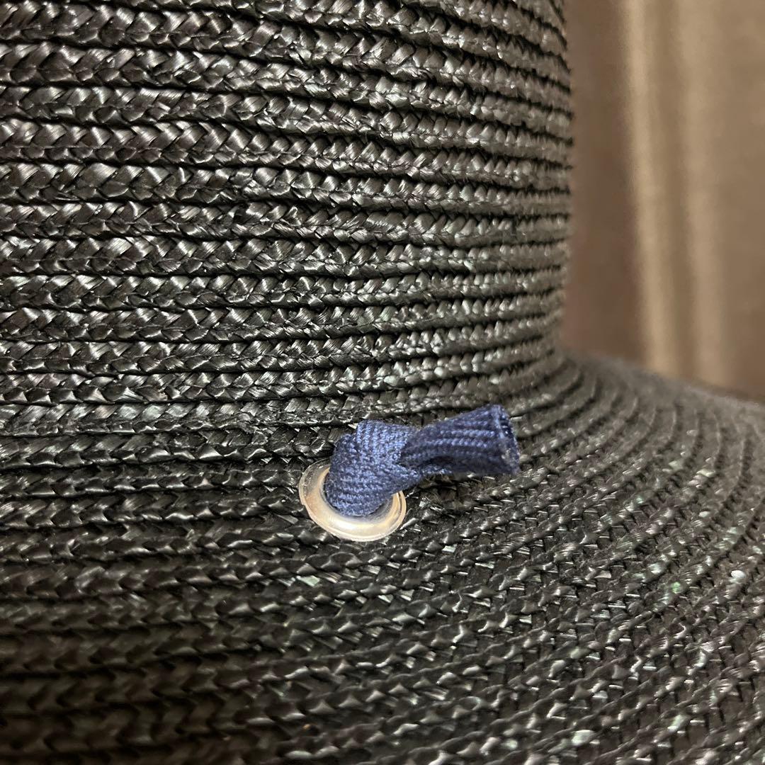 KIJIMA TAKAYUKI ストロー広つば帽子 リボン付き　新品