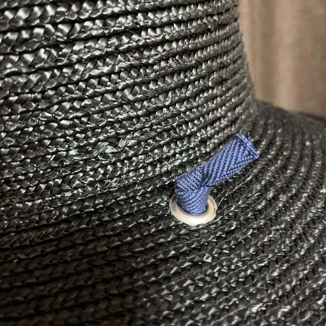 KIJIMA TAKAYUKI ストロー広つば帽子 リボン付き　新品