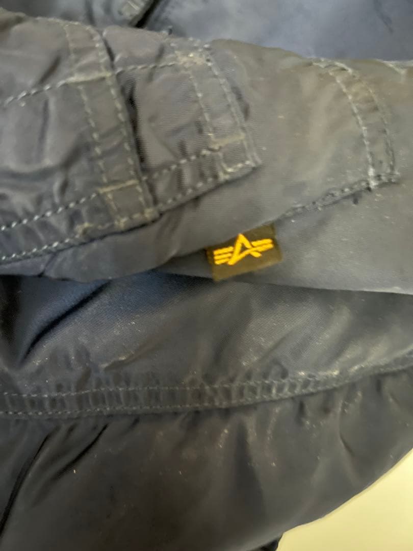 alyx alpha ma-1 フライトジャケット size L ダメージ加工