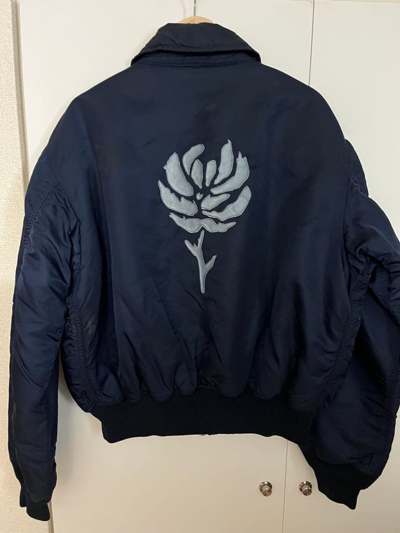 alyx alpha ma-1 フライトジャケット size L ダメージ加工