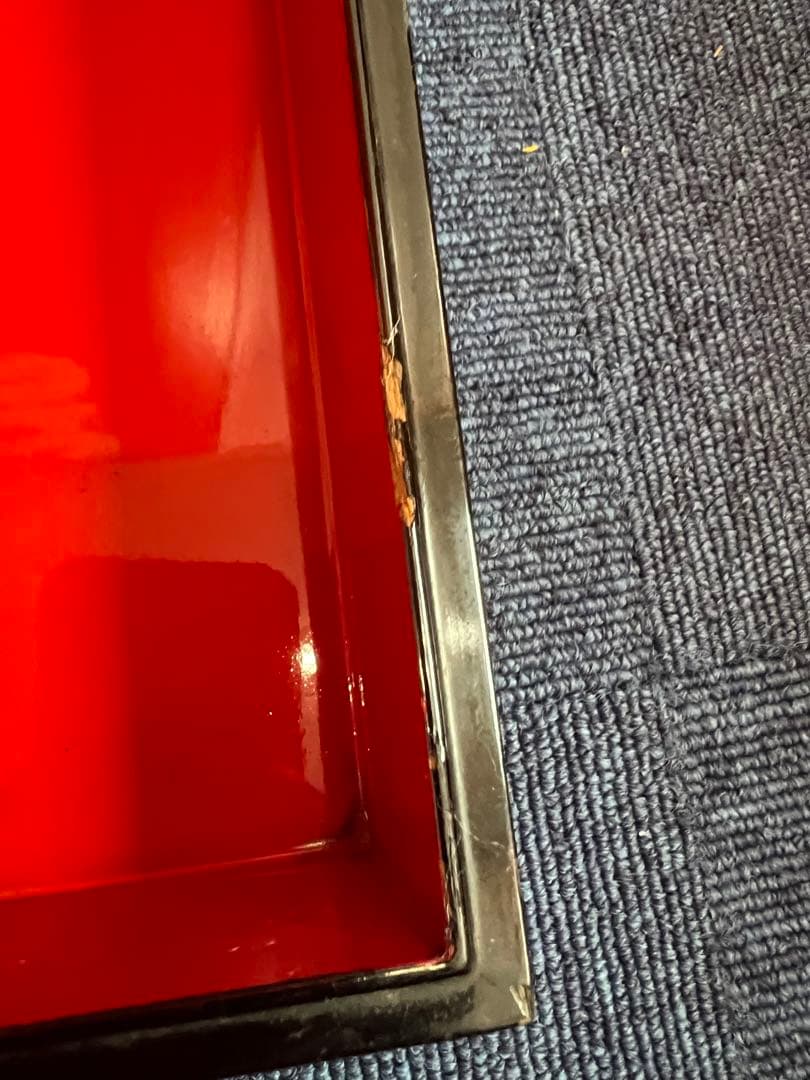 1194 小物入れ　螺鈿細工 　貝細工　木製　インテリア　木箱　美術品