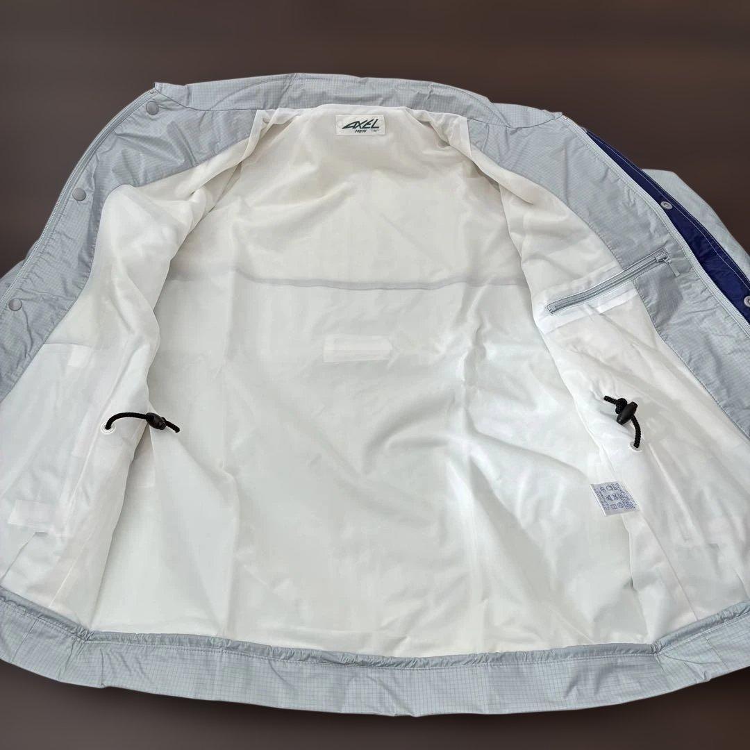 AXEL メンズ レインウェア グレー M ゴアテックス ゴルフ