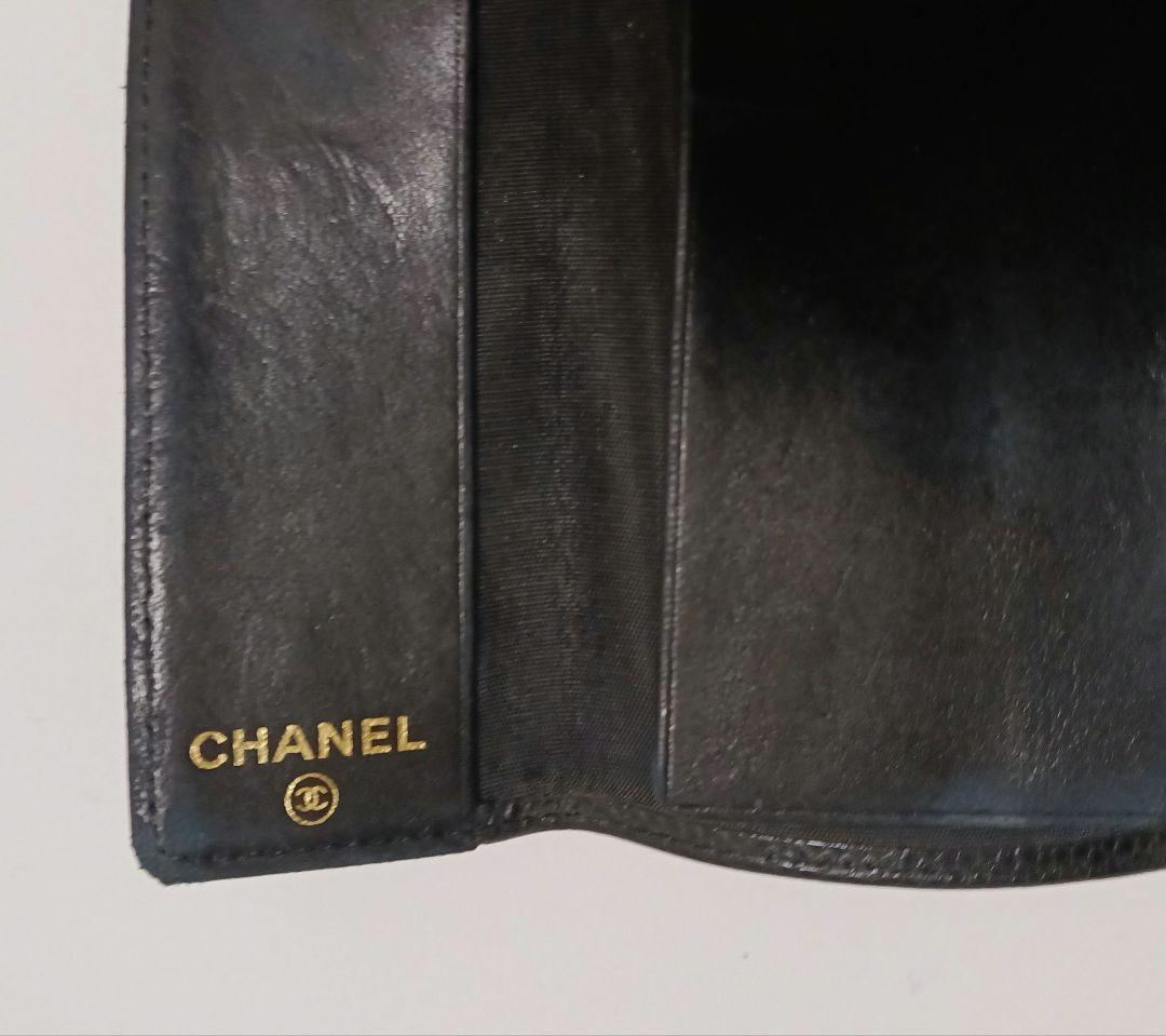 CHANEL　キーケース　キャビアスキン　黒　ブラック　6連