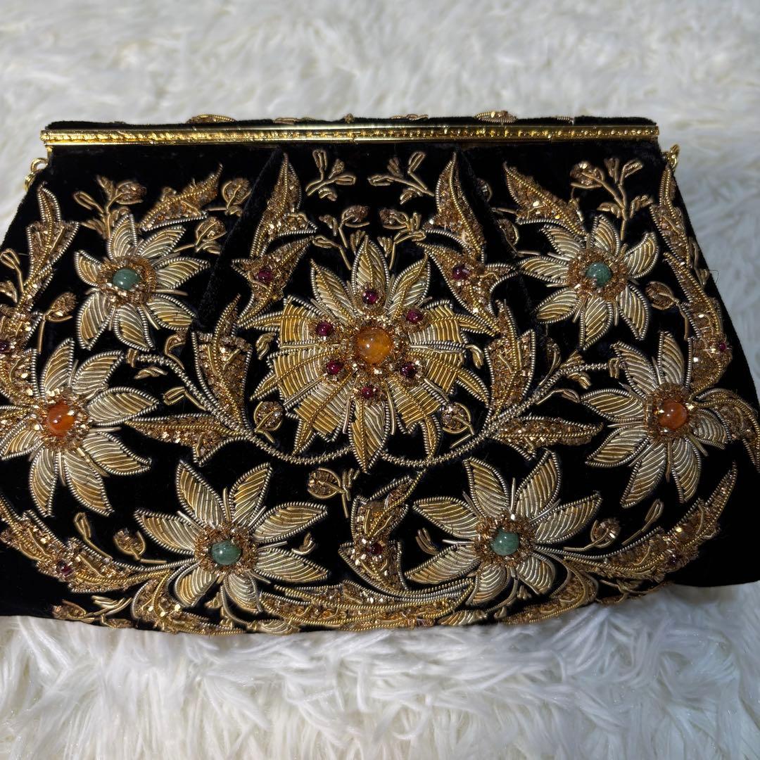 LUMY はしもと ルミー ビーズバッグ パーティーバッグ　箱付き