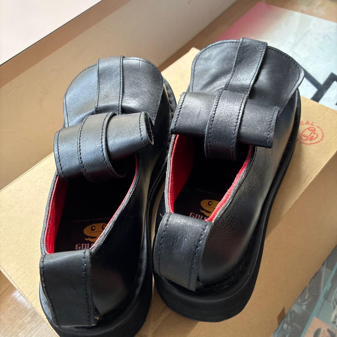 インディズゴールドシール厚底シューズ 超レア とてもおしゃれで可愛いデザイン