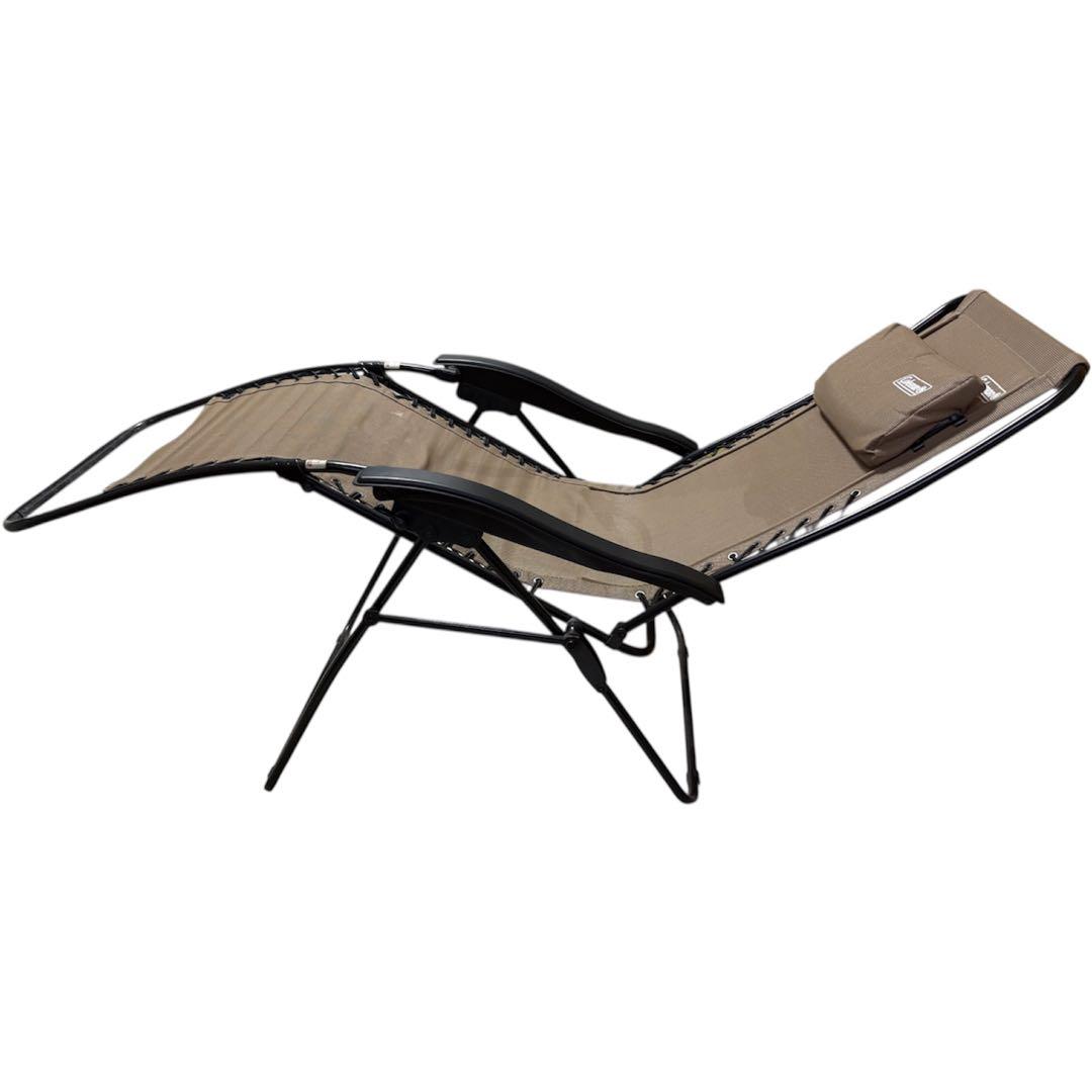 Coleman リクライニングチェア 2脚セット ベージュ