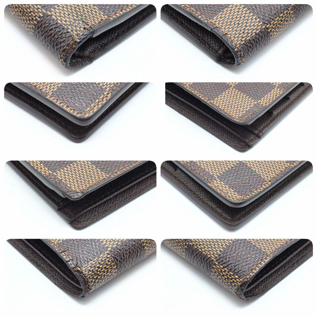 ルイヴィトン 二つ折り財布 ポルトフォイユ マルコ ダミエ