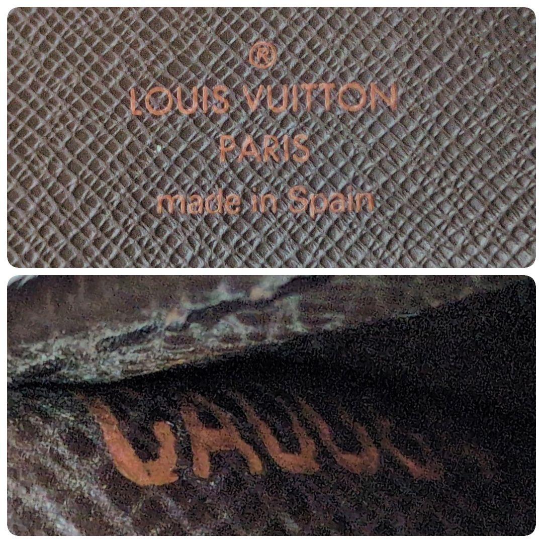 ルイヴィトン 二つ折り財布 ポルトフォイユ マルコ ダミエ