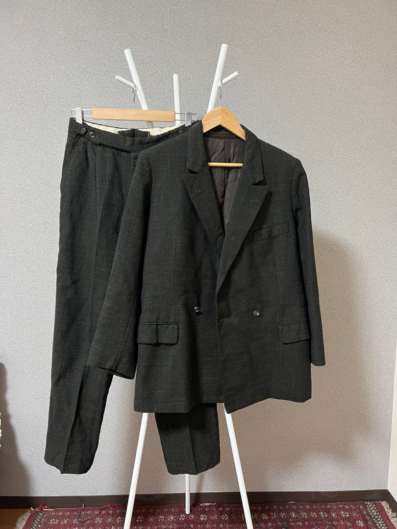 ダブルブレストスーツ ヴィンテージ メランジ