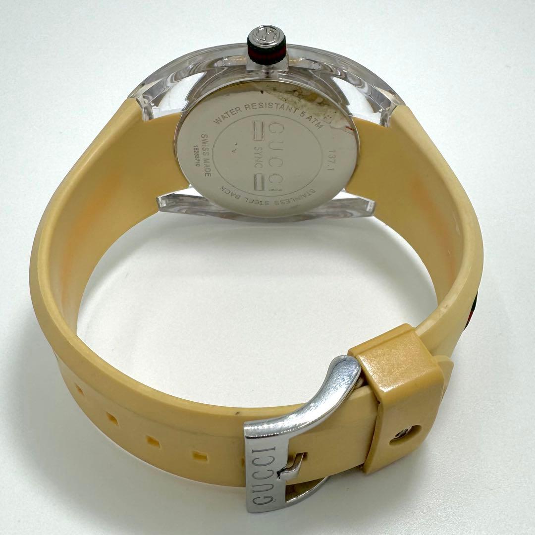 稼動✨ GUCCI 137.1シンク ユニセックス 腕時計 シェリーライン