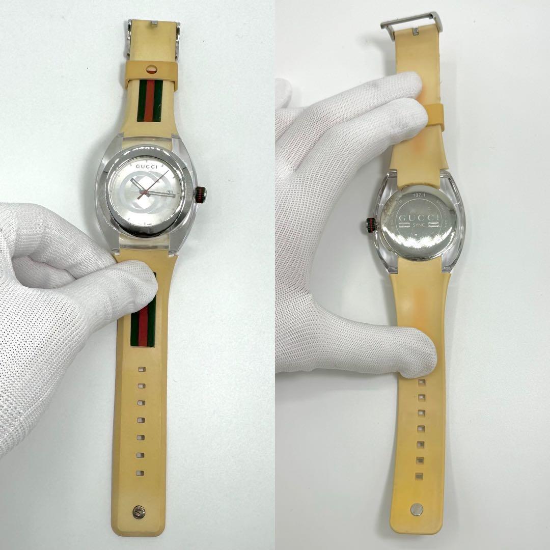 稼動✨ GUCCI 137.1シンク ユニセックス 腕時計 シェリーライン