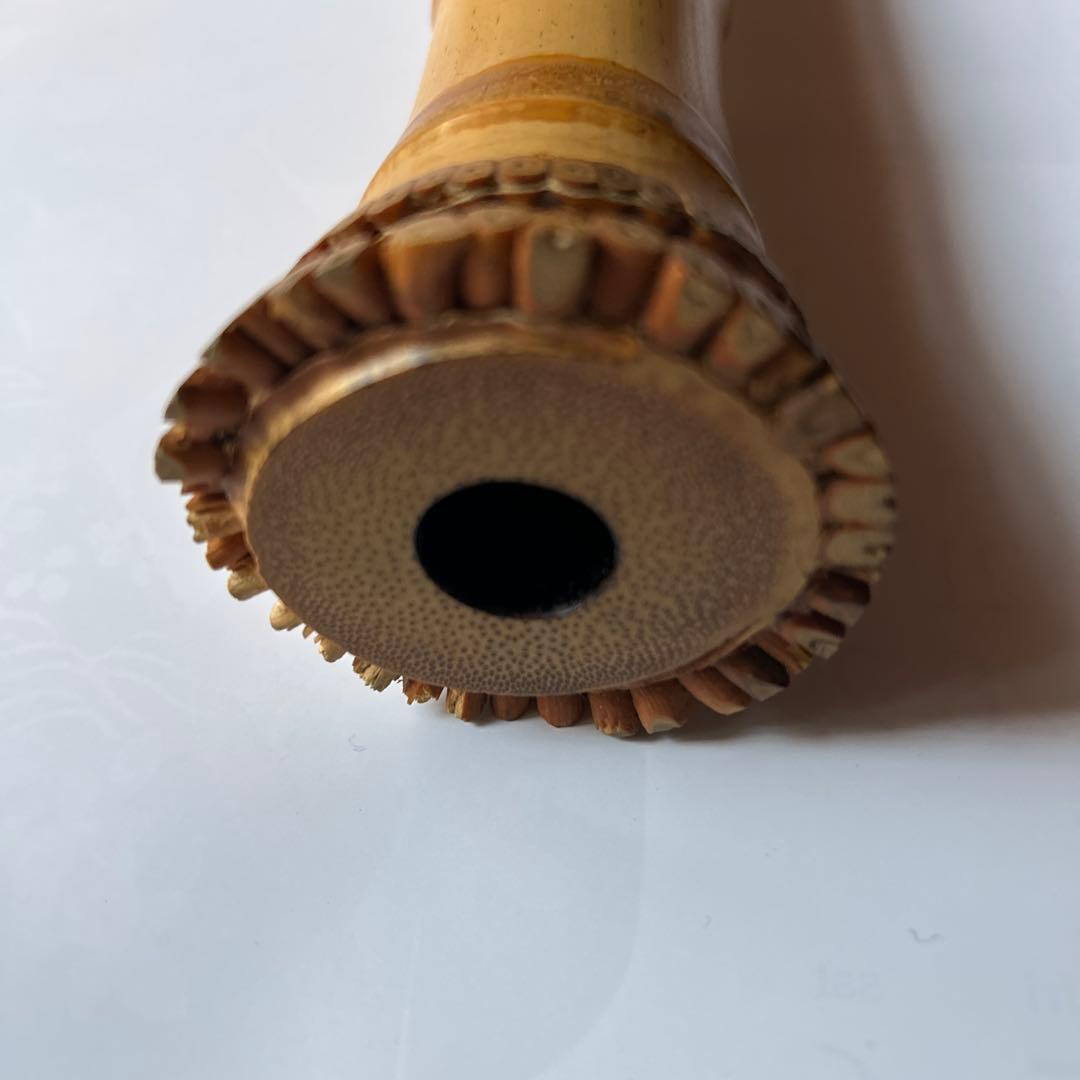 尺八 竹製 専用カバー付き　長さ約54、7cm