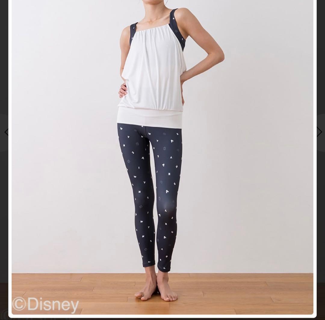 SUKALA & DISNEY レイヤードタンクトップレギンスセット　Mサイズ