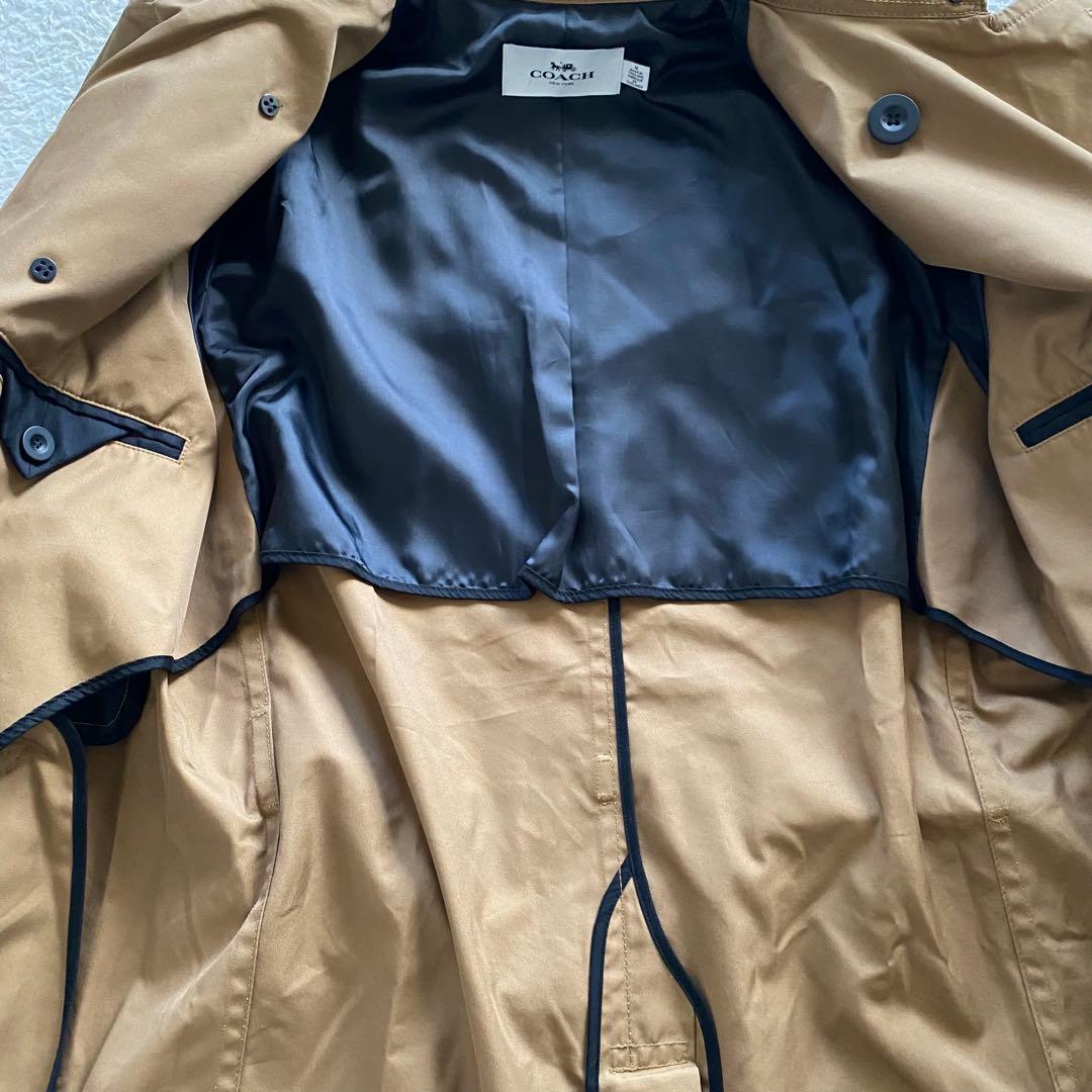 【希少】coach コーチ　ロング　トレンチコート　キャメル　美品