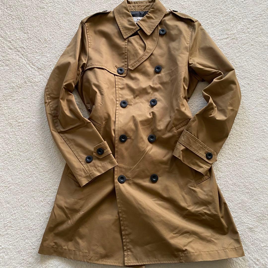 【希少】coach コーチ　ロング　トレンチコート　キャメル　美品