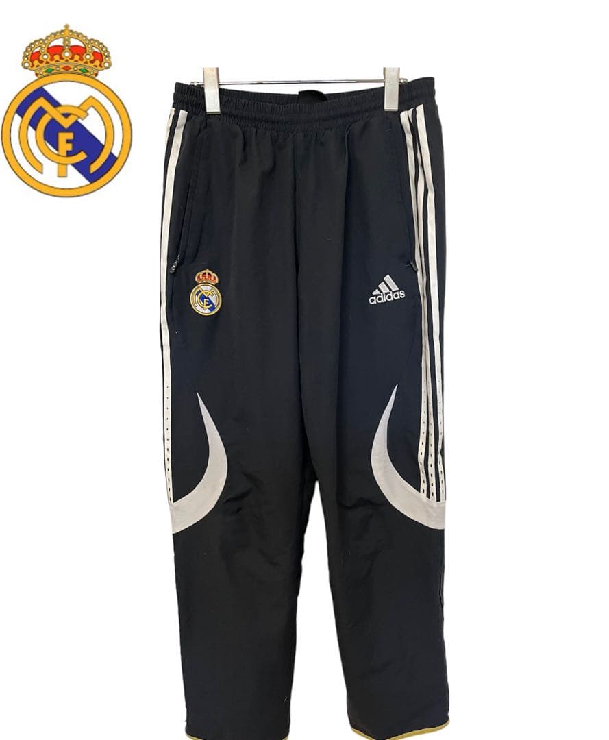 【43puttoh】 レアルマドリード adidas トラックパンツ 刺繍