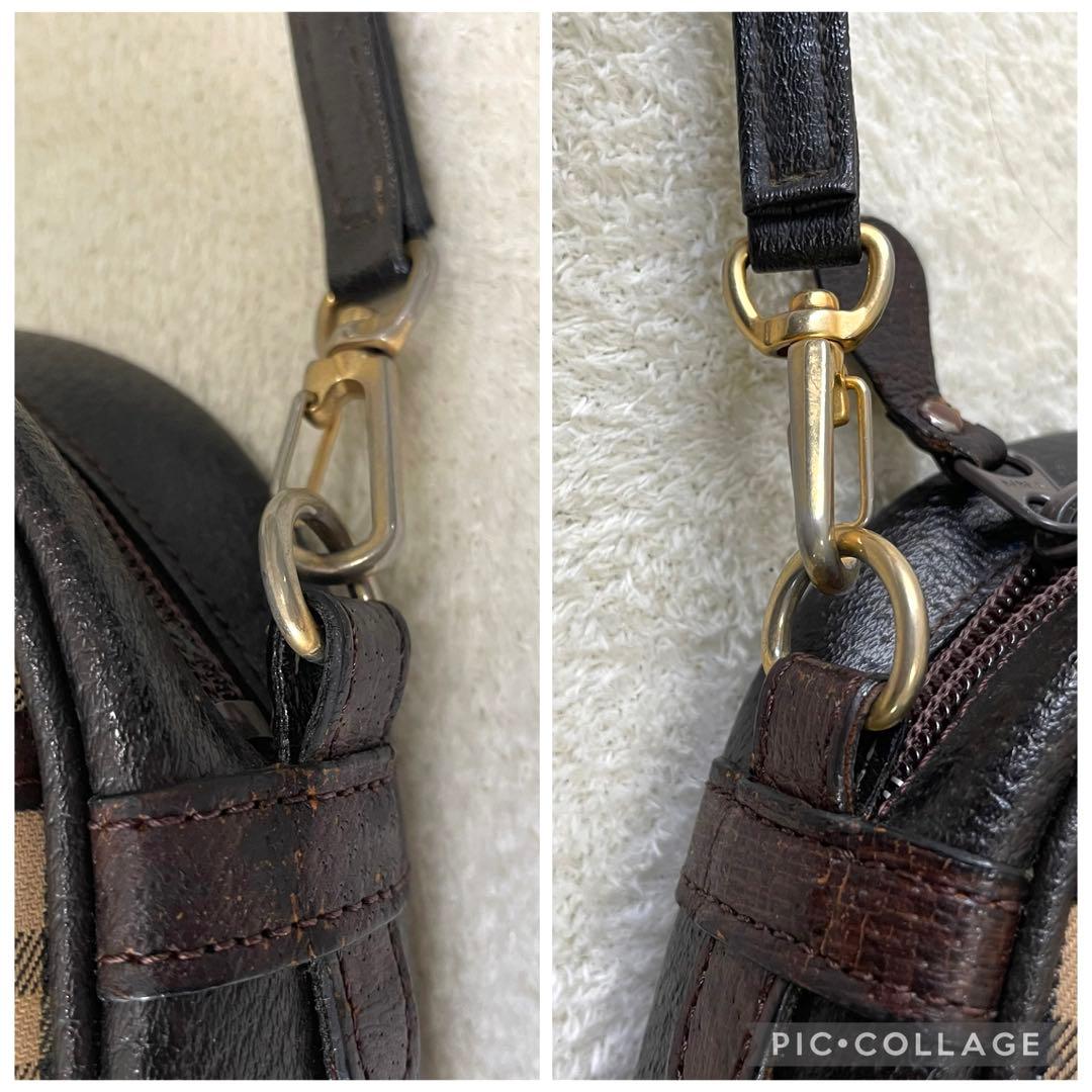 【極美品】 バーバリー 2way ショルダーバッグ ノバチェック シャドーホース