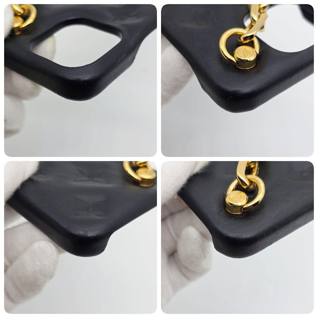 ✨美品✨ルイヴィトン iPhone13Proケース クッサン モノグラム レザー