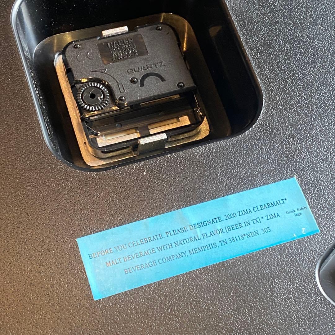 ZIMA ジーマ ネオンクロック クロック 時計 掛時計 アメリカ雑貨　掛け時計