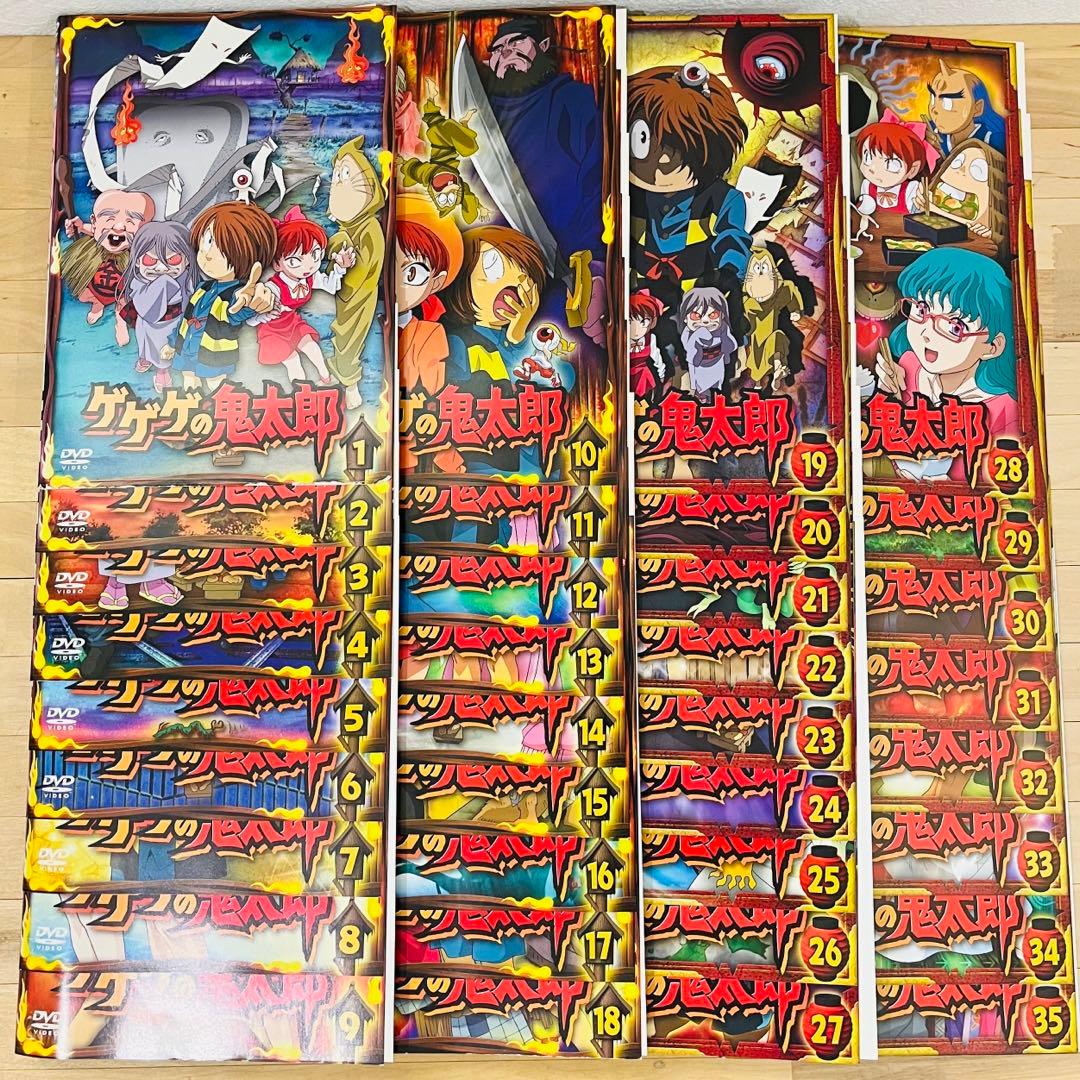 ゲゲゲの鬼太郎【全35巻+2018+2019＋劇場版】レンタルDVD 匿名配送