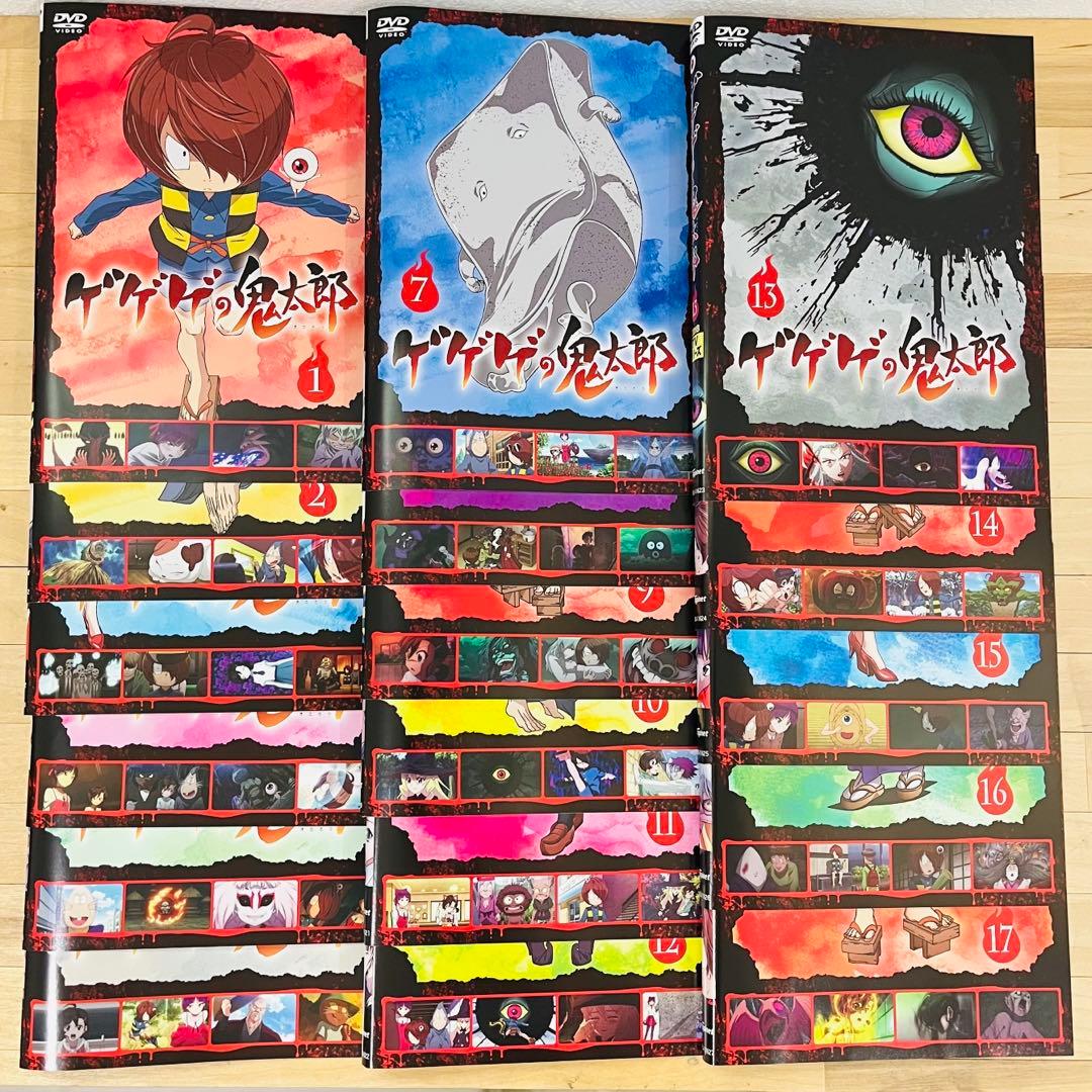 ゲゲゲの鬼太郎【全35巻+2018+2019＋劇場版】レンタルDVD 匿名配送