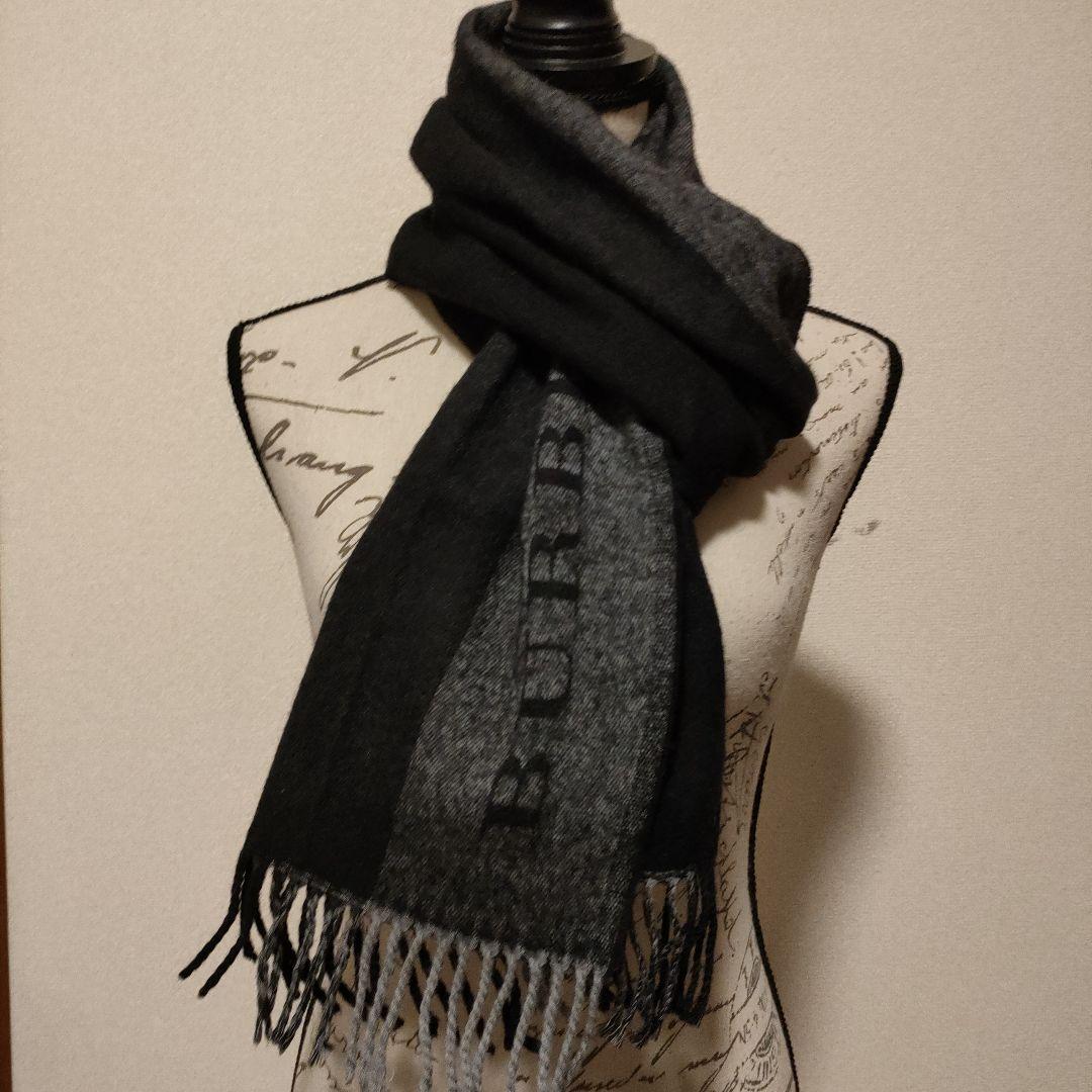 44 バーバリーブラックレーベル　マフラー