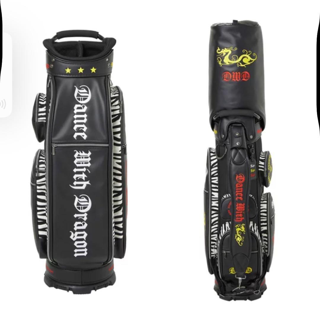 Dance With Dragon ゴルフバッグ ゼブラ柄