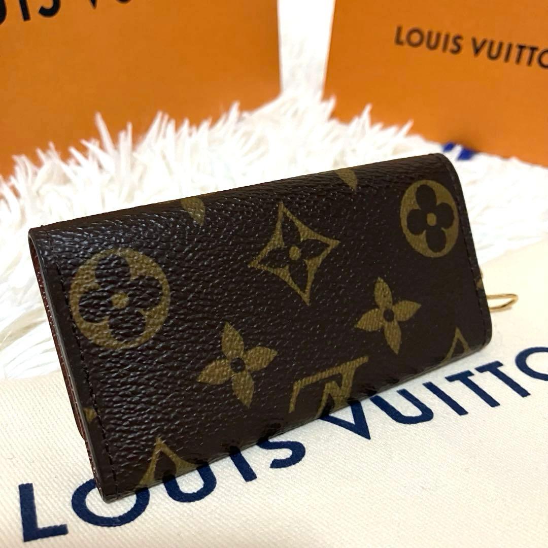 【美品】ルイヴィトン＊4連キーケース モノグラム ゴールド金具