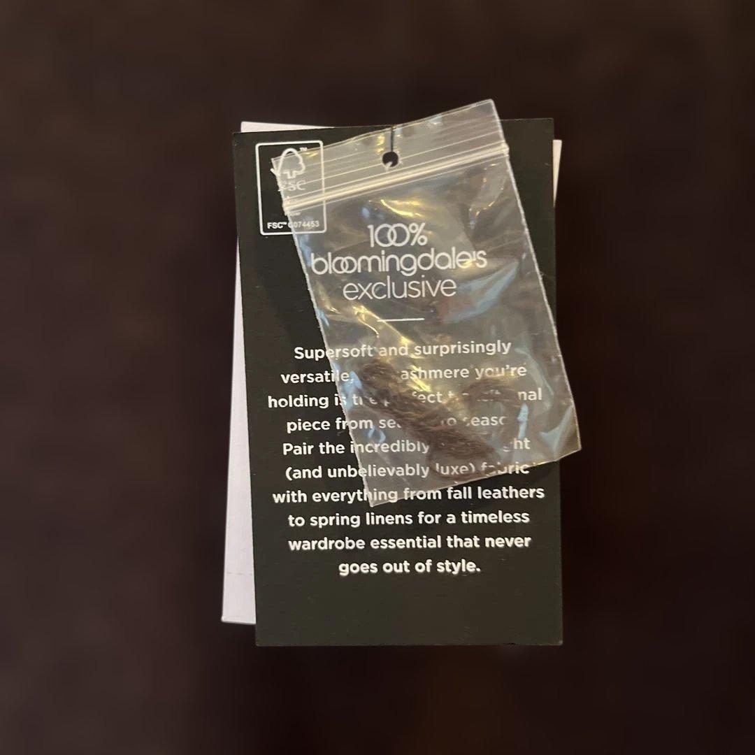 カシミヤ100%❤️モックネックAラインワンピースドレス❤️ダークブラウン