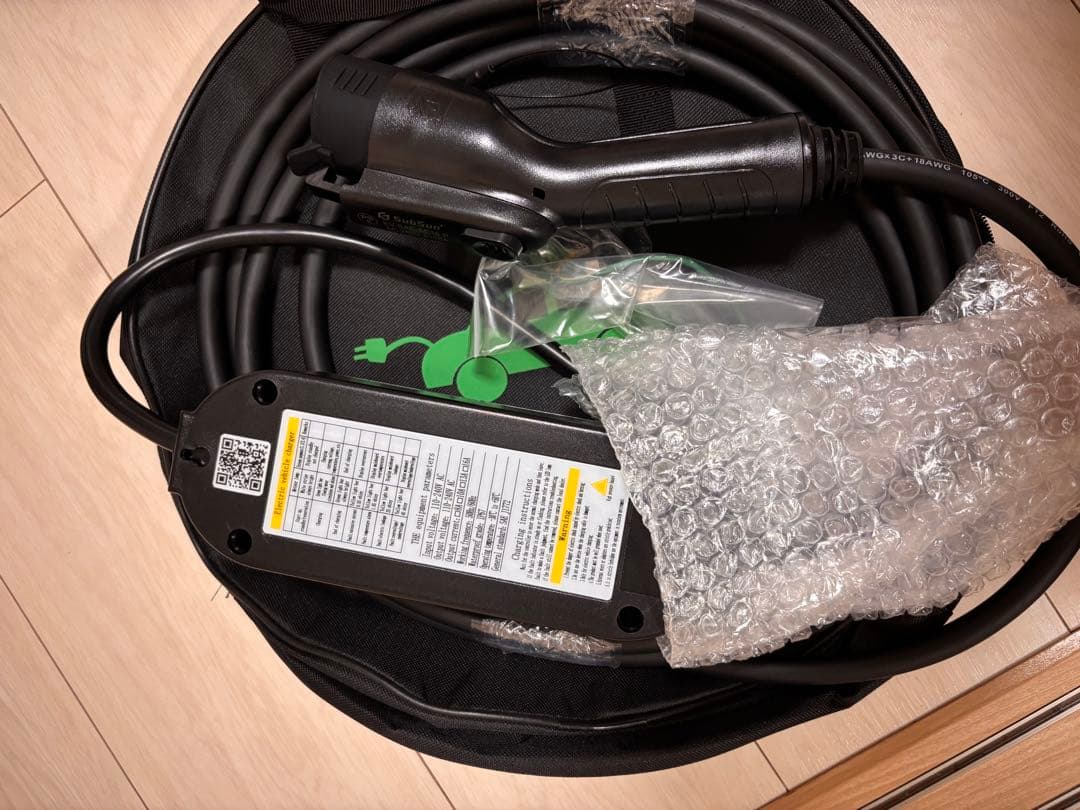 SubSun EV充電ケーブル