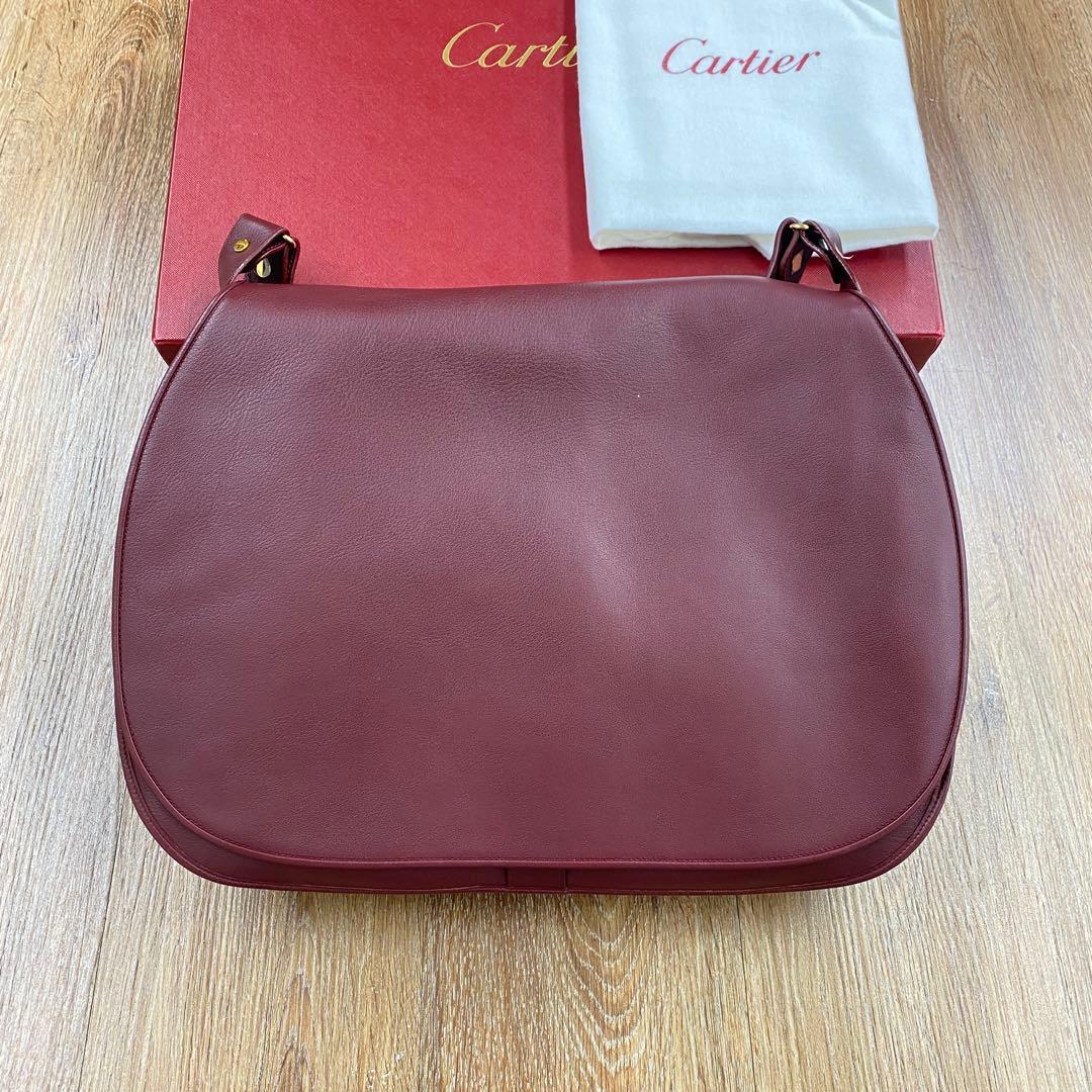 m4552 カルティエ Cartier マストライン メッセンジャーバッグ