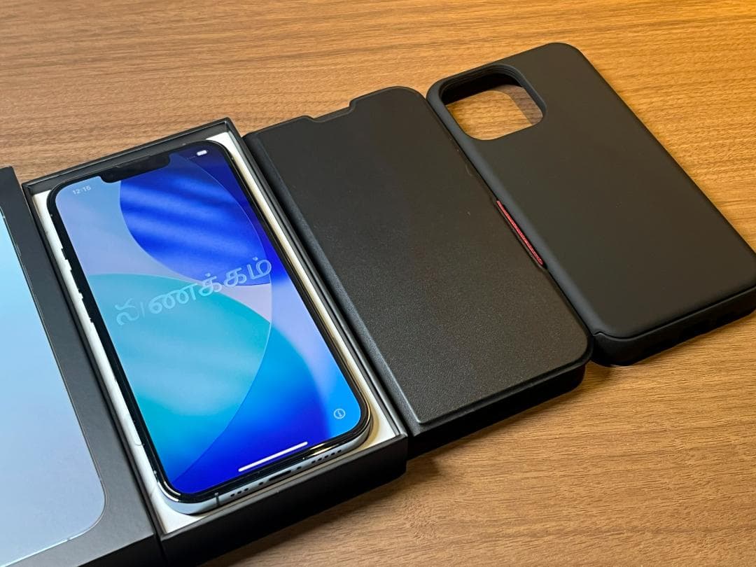 ☆エクスプレス交換品☆iPhone13 PRO☆100%☆シエラブルー☆