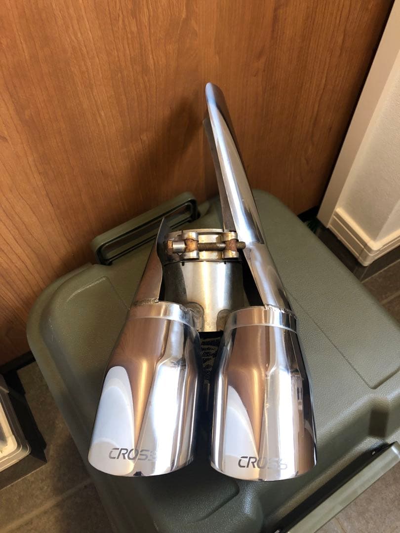 JEEP ジープ ラングラー CROSS デュアルマフラーチップ テールパイプ