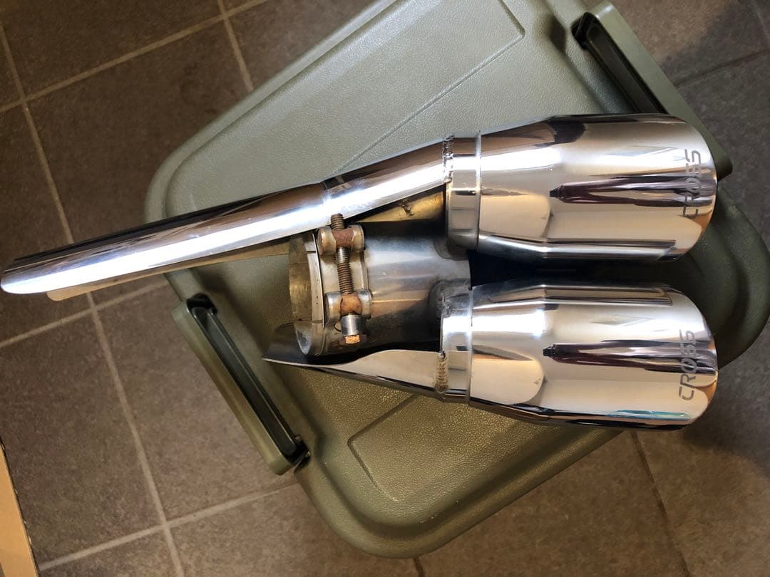 JEEP ジープ ラングラー CROSS デュアルマフラーチップ テールパイプ