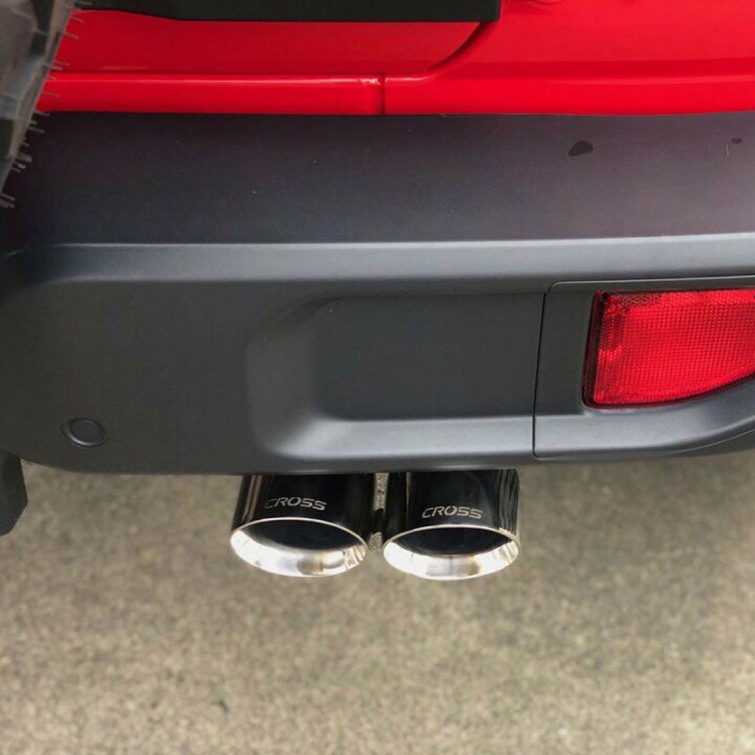 JEEP ジープ ラングラー CROSS デュアルマフラーチップ テールパイプ