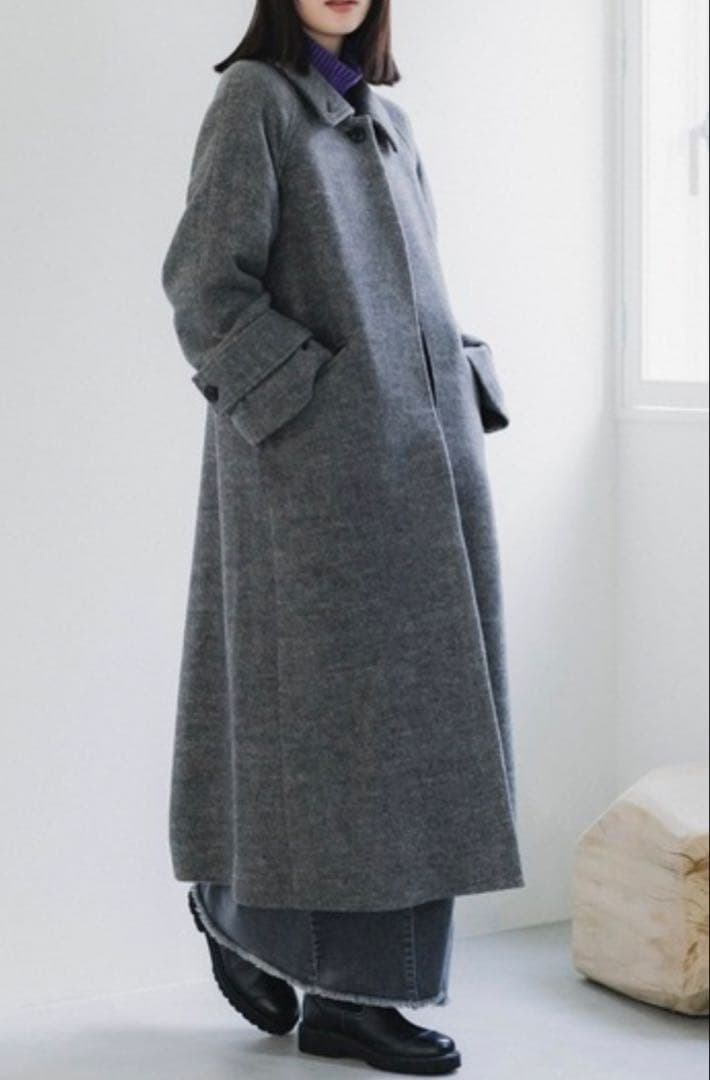 PUBLIC TOKYO ウールロングコート美品