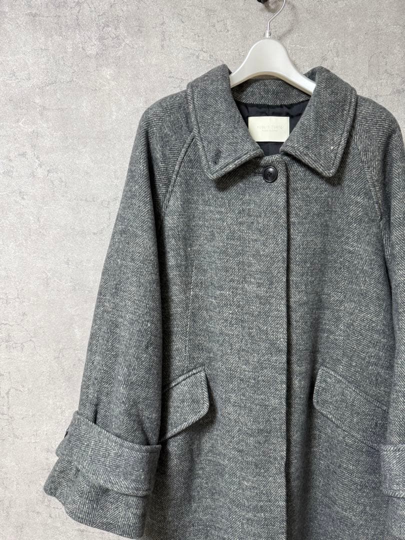 PUBLIC TOKYO ウールロングコート美品