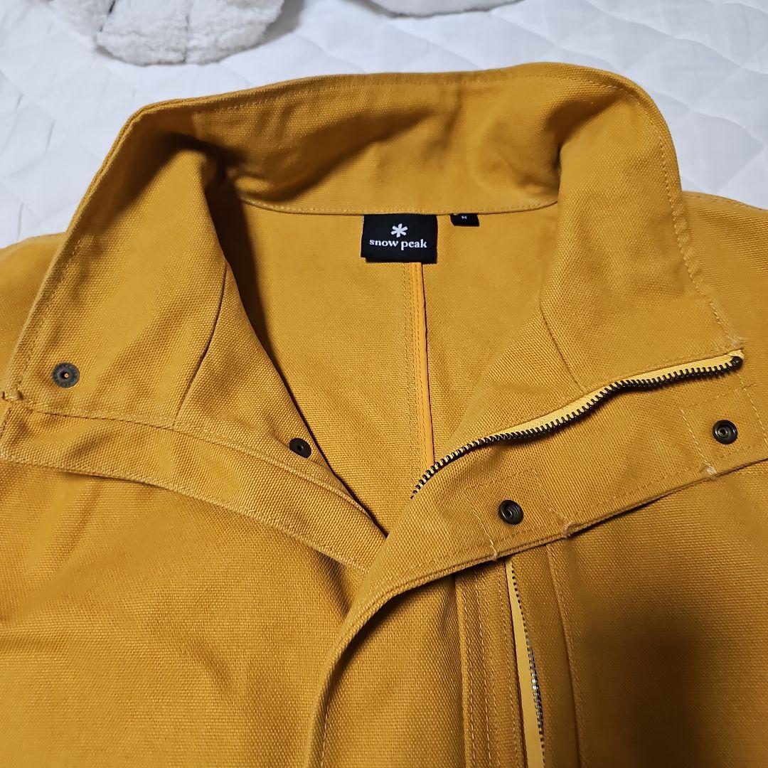  peakスノーピーク ファイアプロテックジャケット カバーオール 黄色