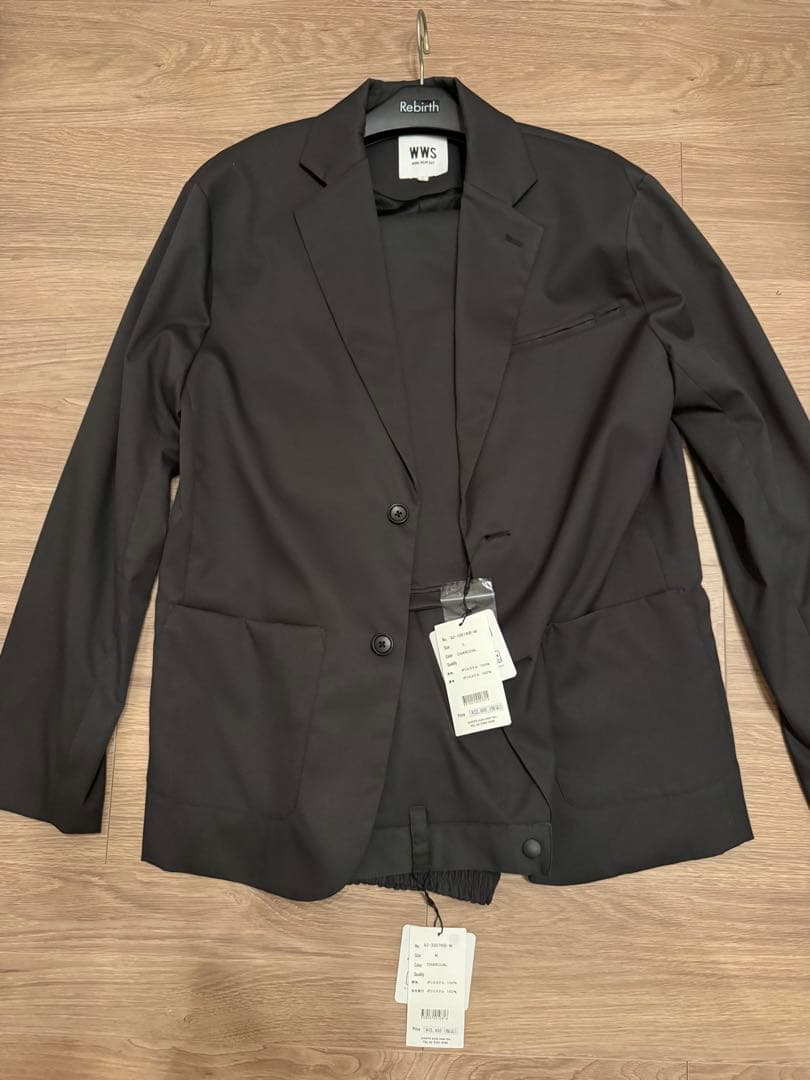 WWS セットアップ 上L 下M (チャコールグレー）