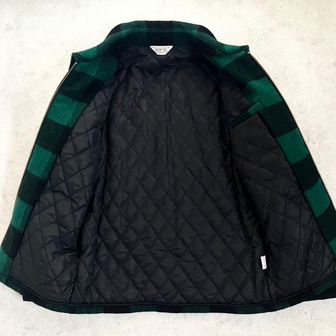 美品 ファイブブラザー CPO ウールジャケット バッファローチェック Lサイズ