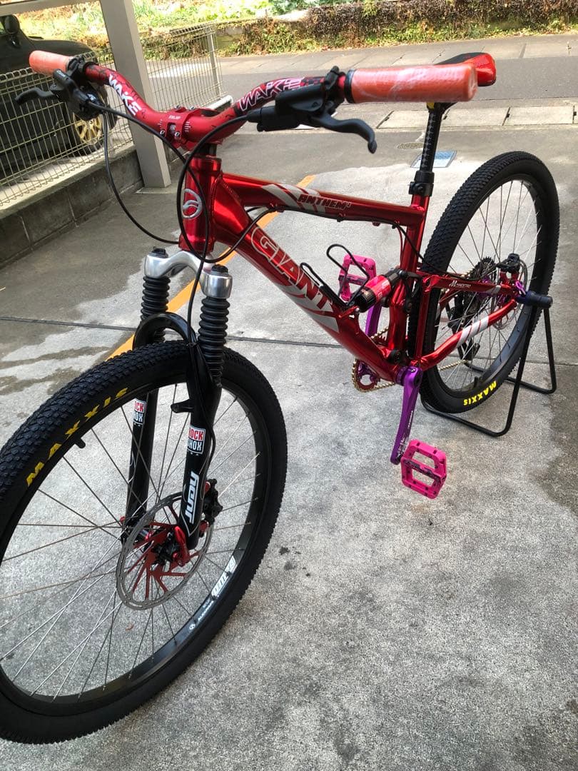 GIANT ANTHEM2フルサスマウンテンバイク26インチ‼️希少赤アンセム美車