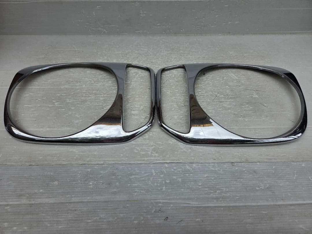 JB23 ジムニー 純正OP メッキ ヘッドライトカバー