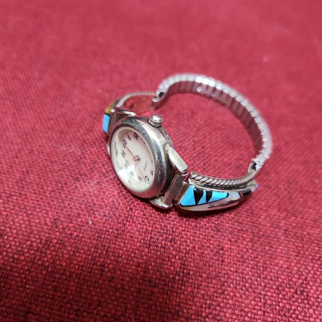 ビンテージ ズニ族腕時計 美品 レディース アーティストTJ