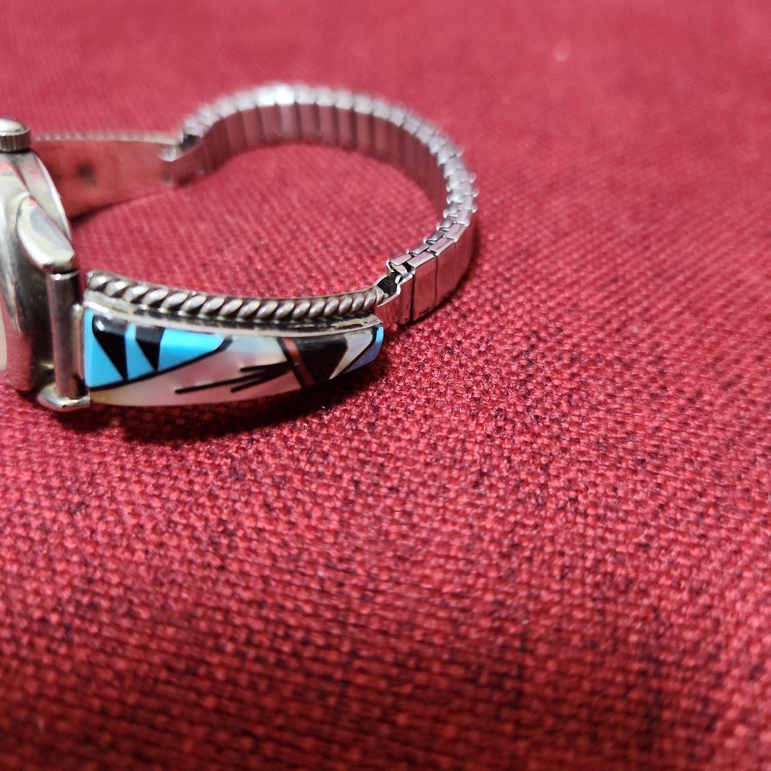 ビンテージ ズニ族腕時計 美品 レディース アーティストTJ