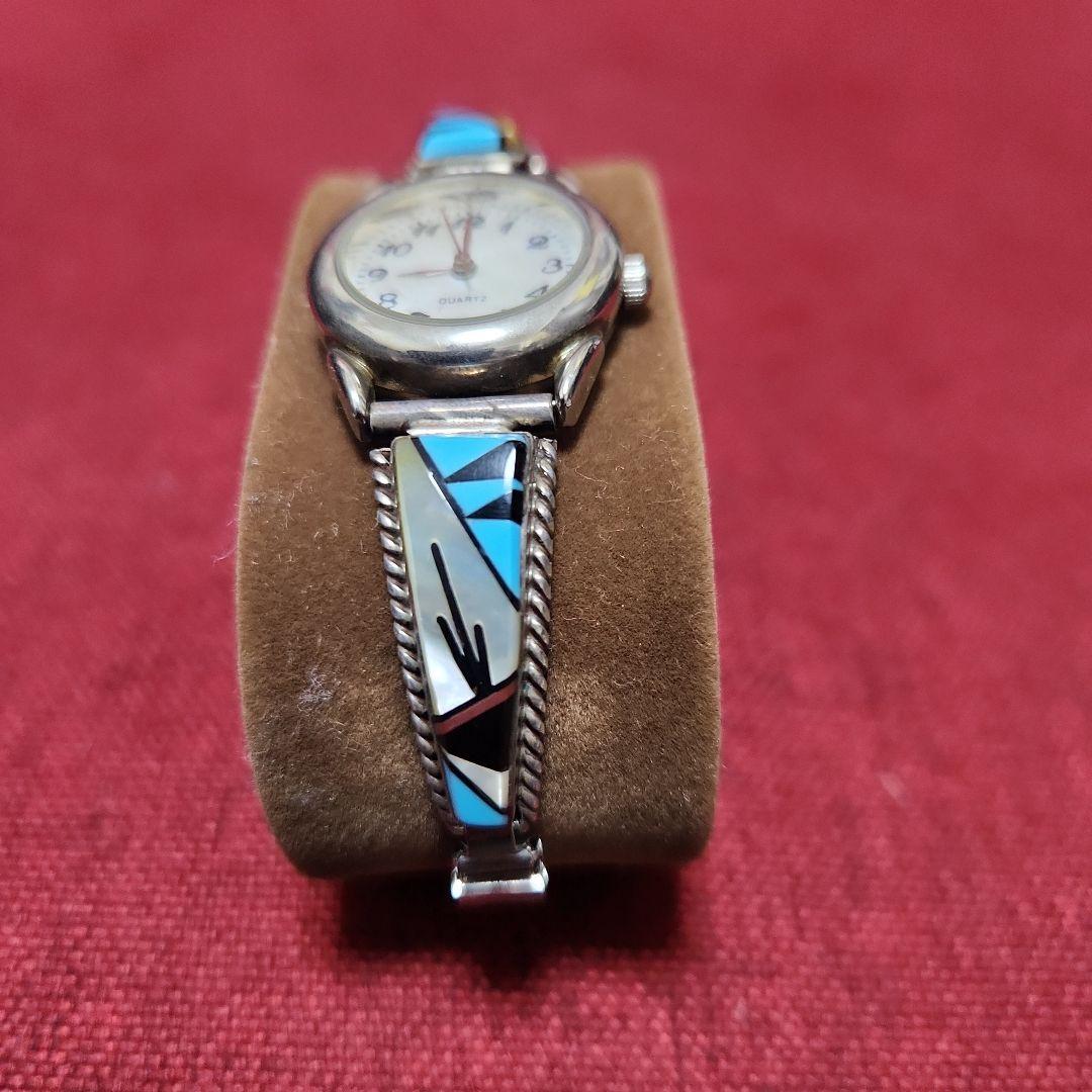 ビンテージ ズニ族腕時計 美品 レディース アーティストTJ