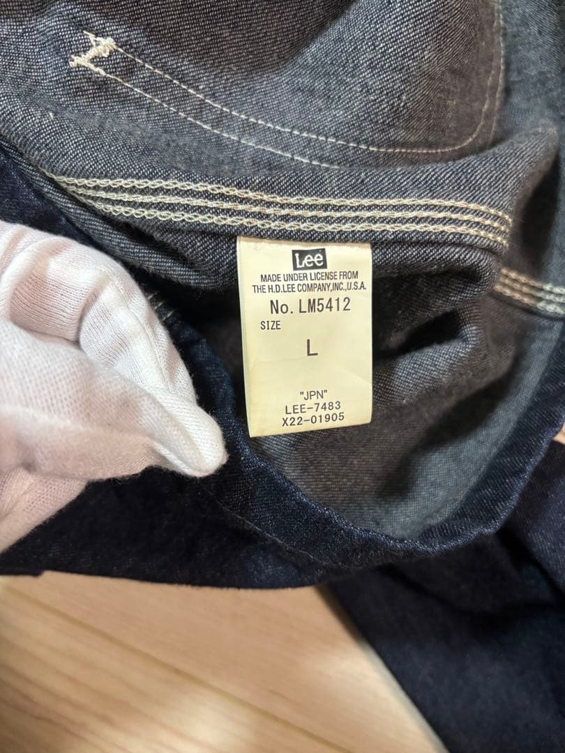 濃紺　LEE 91-J カバーオール　サイズL リー　LM5412