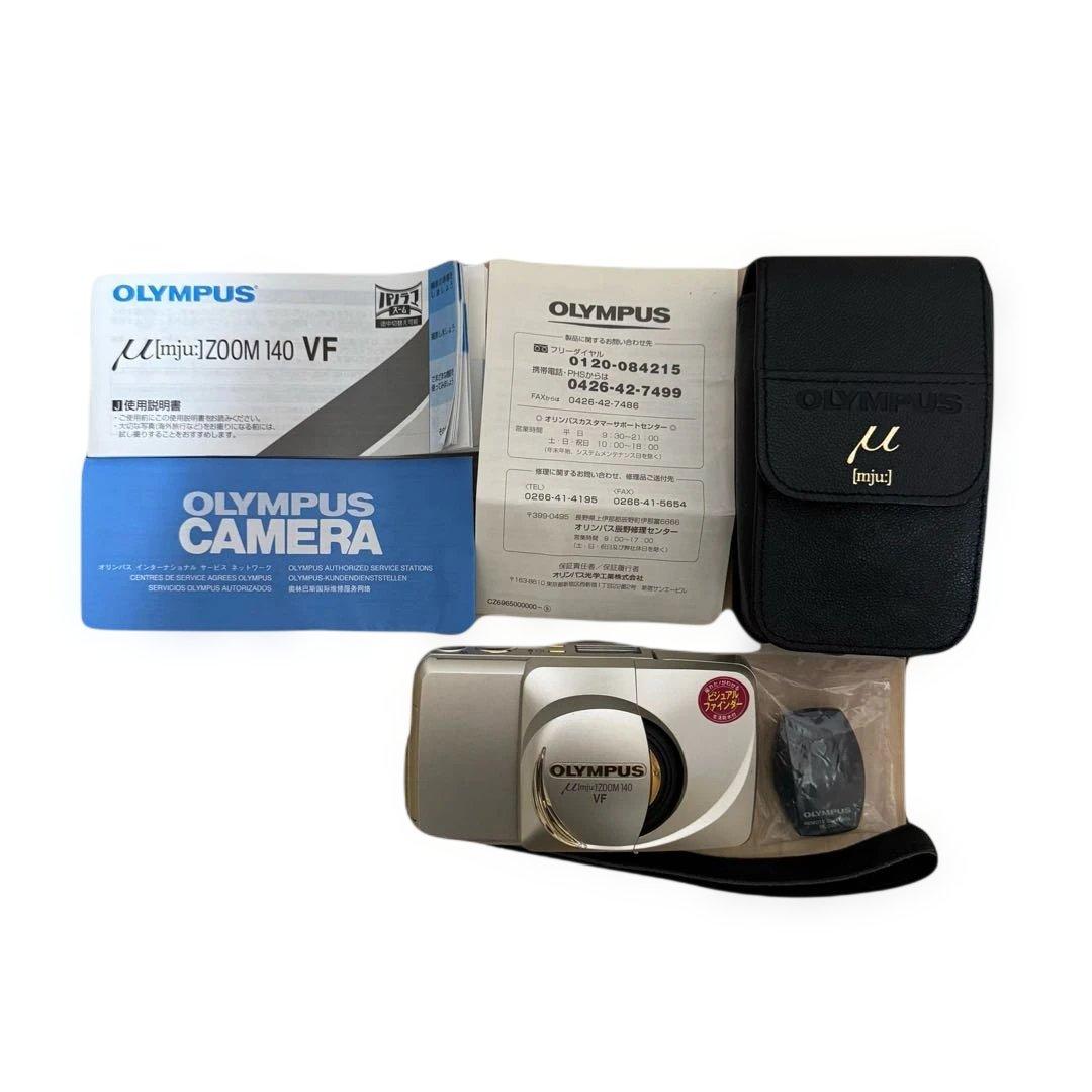 【美品】OLYMPUS μ mju ZOOM 140 VF コンパクトカメラ