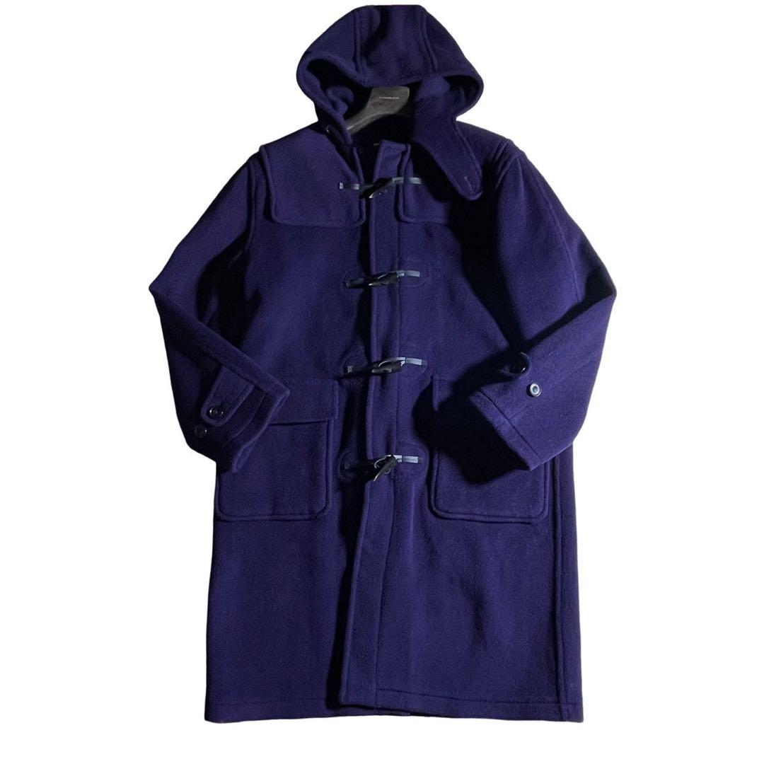 極美品　希少色　モンゴメリー　ダッフルコート　マラリウス社製ヘリンボーン　XL